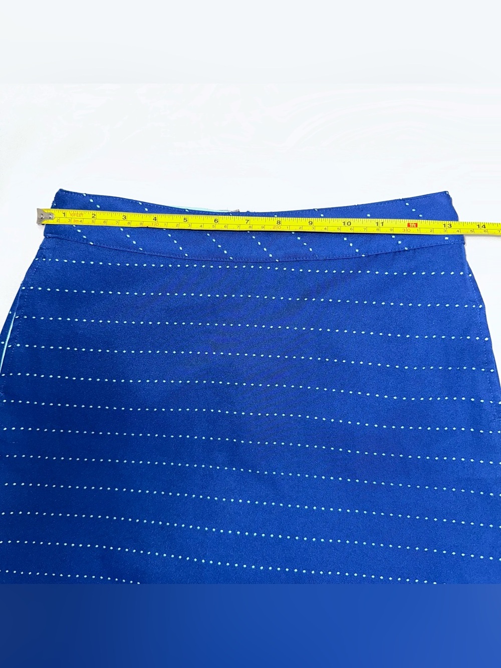 Lady Hagen golf skort navy Blue with green Dot Stripe underlayer size 0 - Picture 8 of 9